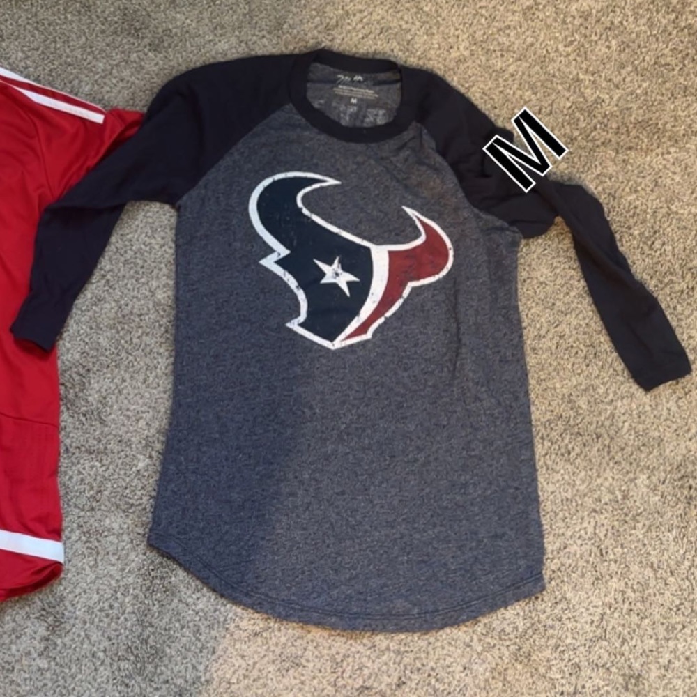 A Houston Texans long sleeve shirt